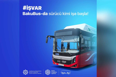 D kateqoriyalı sürücülük vəsiqəsinə sahib olanların nəzərinə: iş var