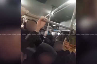 33 nömrəli avtobuslarda aşırı sıxlıq yaşanır