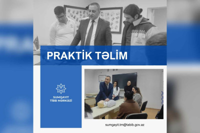 Təcili yardım həkimlərinə praktiki təlimlər keçirilir