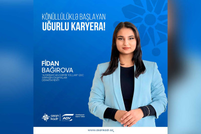ASAN könüllüsü “Azərbaycan Dəmir Yolları”nda işə düzəlib