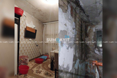 H. Z. Tağıyev qəsəbəsində yataqxana hər an çökə bilər