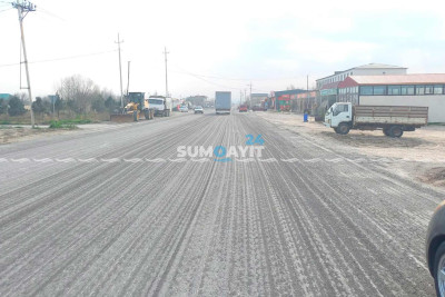 “Mero”da yol örtüyü yenilənir
