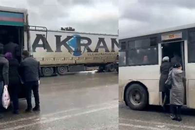 Sumqayıt–Bakı yolu: nasaz avtobus sərnişinləri yarı yolda qoyub