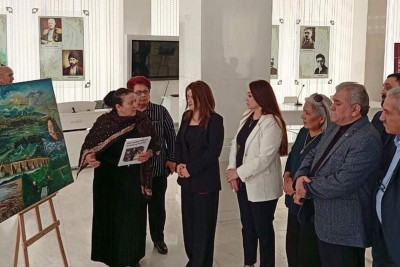 Rəssamlar İttifaqının üzvü Gülnarə Məmmədlinin sərgisi baş tutub