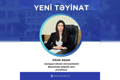 SDU-ya yeni prorektor təyin edilib