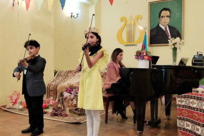Uşaq Musiqi Məktəbində bayram konserti keçirilib
