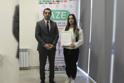 Peşə Təhsil Mərkəzinin tələbəsi təltif edilib