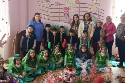 Körpələr evi-uşaq bağçasında Novruz şənliyi təşkil olunub