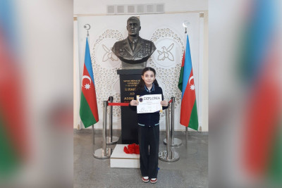 14 nömrəli məktəbin şagirdi beynəlxalq olimpiadanın birincisi olub