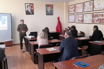 FHN təhsil işçilərinə mülki müdafiə kursu keçirib