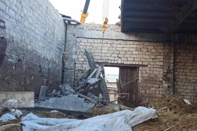 Ceyranbatan bağlarında ferma uçub, heyvanlar tələf olub