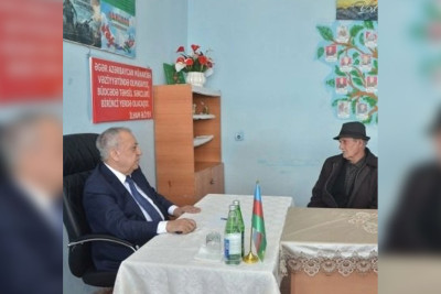 Qubadlının icra başçısı sakinlərin müraciətlərini dinləyib