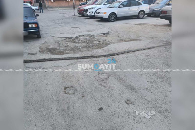 “Qaş düzəlib, göz çıxıb”: boru təmirindən sonra yol çöküb