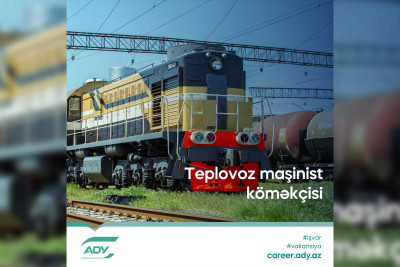 Sumqayıtda teplovoz maşinist köməkçisi axtarılır