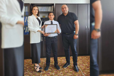 İncəsənət Məktəbinin şagirdi Fəxri Fərmanla təltif olunub