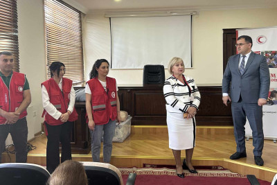 SDU-nun bir qrup müəllim və tələbə heyətinə ilk yardım təlimi təşkil olunub