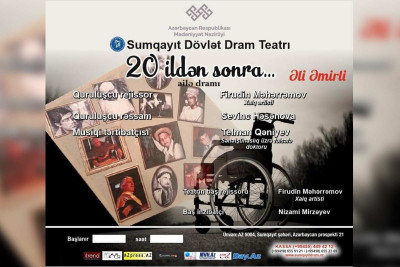 Sumqayıt Dövlət Dram Teatrı teatrsevərlərin görüşünə gələcək