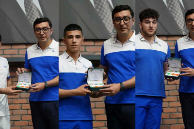Gənclər və idman naziri cüdoçularımızı təltif edib