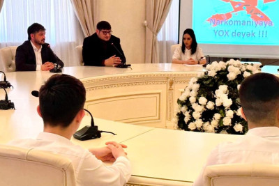 Narkomaniya üzrə ekspert gənclərə narkotiklərin fəsadlarını izah edib