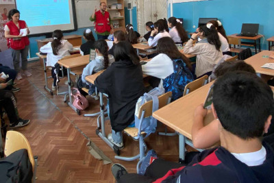 QAC bölməsi məktəbdə maarifləndirmə aparıb