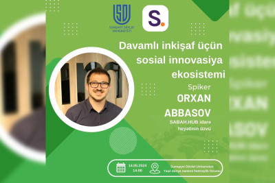 SDU-nun spikeri forumda çıxış edəcək