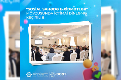 Sumqayıtda vətəndaşlara elektron xidmətlərdən danışılıb
