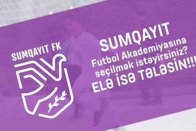 “Sumqayıt” balaca futbolçuların seçiminə başlayır