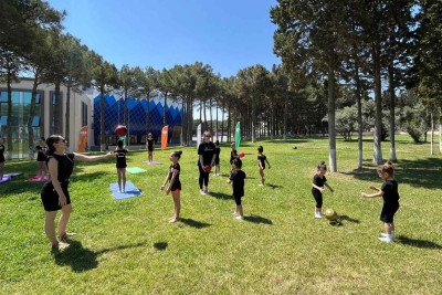 Mehdi Hüseynzadə adına stadionda gimnastika üzrə ustad dərsləri təşkil olunub