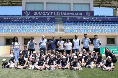 Sumqayıtda uşaqlar üçün futbol düşərgəsi keçirilir
