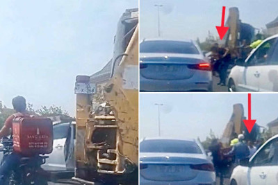 Sumqayıtda sürücülər əlbəyaxa davaya çıxdılar