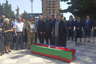İtkin sayılan şəhid Sumqayıtda torpağa tapşırıldı