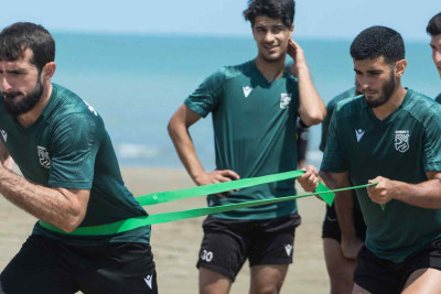 “Sumqayıt” klubu səfər öncəsi son məşqini keçirib