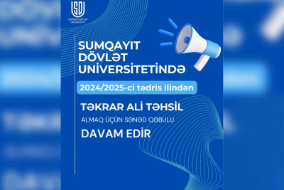 SDU-da təkrar ali təhsil almaq istəyənlərin nəzərinə