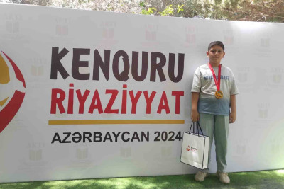 5-ci sinif şagirdi riyaziyyat müsabiqəsinin qalibi olub