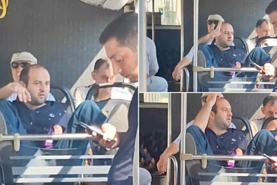 Kişi avtobusda ayaqlarını qaldıraraq oturdu – VİDEO