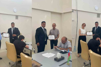 Sukanal İdarəsinin seçilən işçiləri təltif olunublar