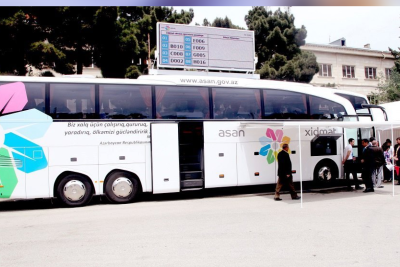 Sumqayıt “ASAN xidmət” avtobusu Xırdalanda fəaliyyət göstərəcək