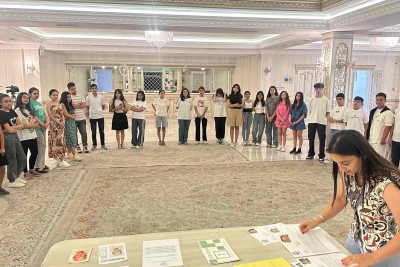 Gənclər "Xəfiyyə" adlı intellektual oyunda biliklərini sınayıblar