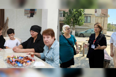 Deputatlığa namizəd şəhid ailəsinə baş çəkib, seçicilərini dinləyib