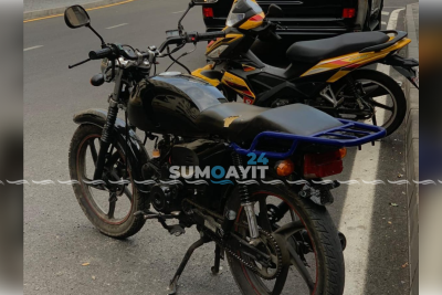 Sumqayıt bulvarından motosiklet qaçırılıb - ÖZƏL GÖRÜNTÜLƏR