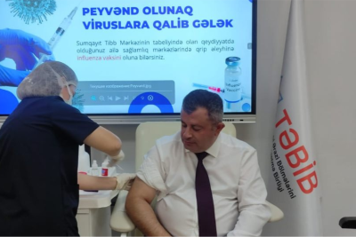 STM-in əməkdaşları peyvəndləniblər