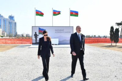 Prezident İlham Əliyev Zəfər parkında olub