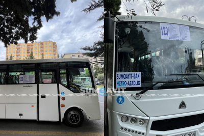 Sabahdan yeni avtobuslar xəttə buraxılır