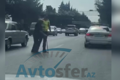 Yol polisindən təqdirəlayiq addım