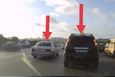 Bakı-Sumqayıt yolunda sürücülərin zolaq xəstəliyi