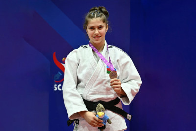 Sumqayıt cüdoçusu vətənə medalla dönüb