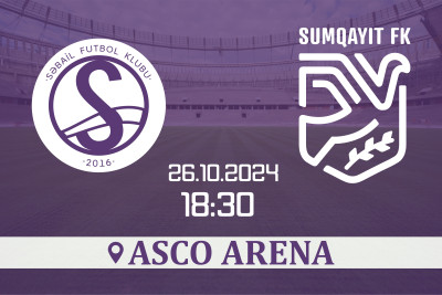 “Səbail” – “Sumqayıt” qarşılaşmasının hakimlər briqadası müəyyənləşdi