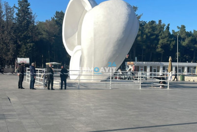 “Göyərçin” abidəsi hasara alındı