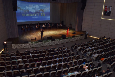 Sumqayıtın yubileyi münasibətilə tədbir təşkil olunub