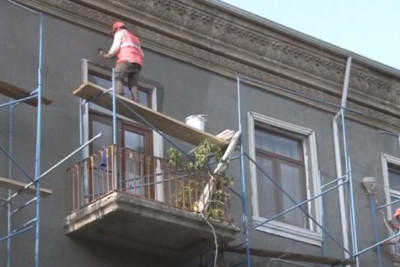 Sumqayıtın məhəllələrində fasadlar yenilənir